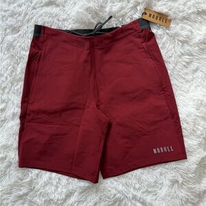 NOBULL Men's Red Shorts 9’